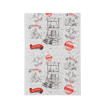 Χαρτί περιτυλίγματος αλλαντικών illustration 25*35cm