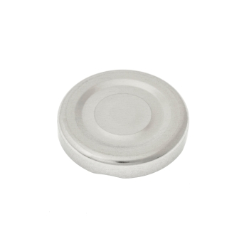 Πώμα μεταλλικό φ43 ασημί