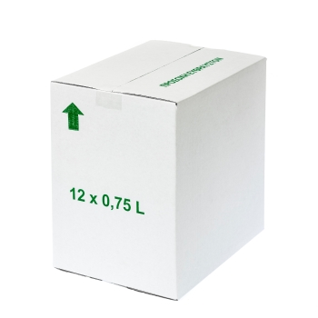 Χ/Κ 31*24*32cm 3φ (12*750ml) λευκό