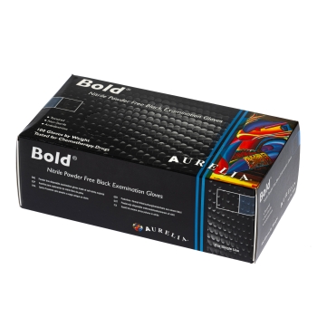 Γάντια νιτριλίου bold medium (100τεμ)