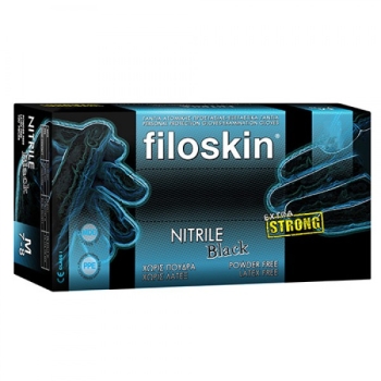 Γάντια νιτριλίου μαύρα X-Strong Filoskin X-large