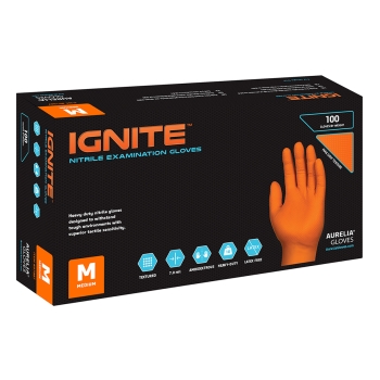 Γάντια Νιτριλίου Ignite medium 100τμχ.