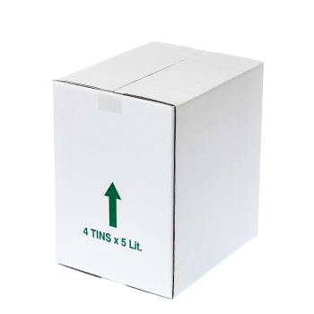 Χ/Κ 30,4*24*33,5cm 3φ 4*5lt tins λευκό