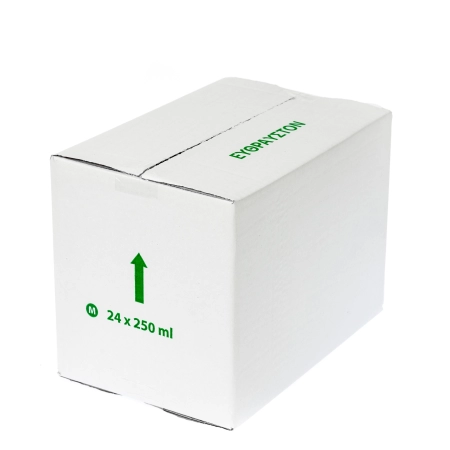 Χ/Κ 30,4*20,2*22cm 3Φ για Marasca 24*250ml Λευκό