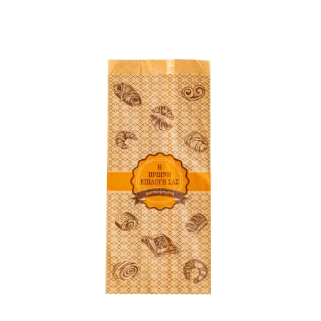 Σακούλα κραφτ καφέ για τυροπιτάκια 12*27