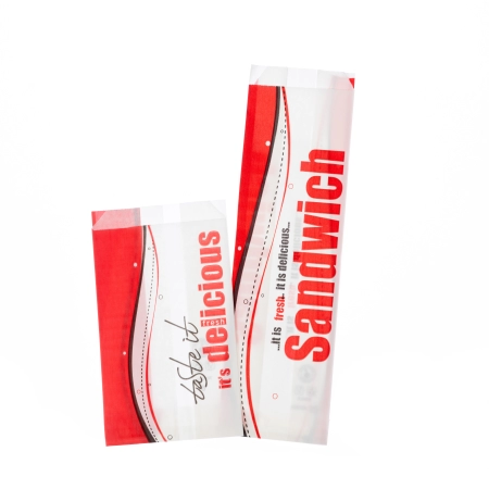 Σακούλα βεζιταλ τυπωμένη Delicious 9*34cm