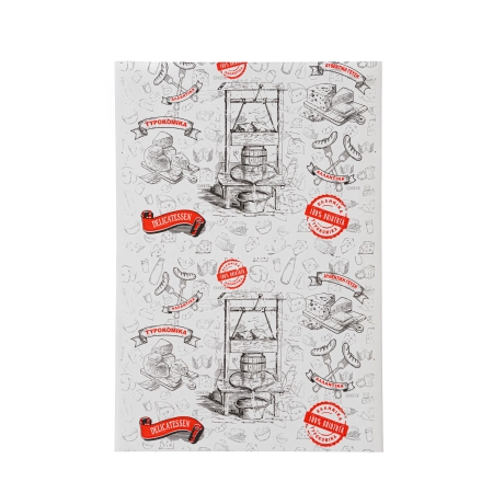 Χαρτί περιτυλίγματος αλλαντικών illustration 25*35cm